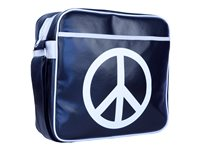 Urban Factory Peace & Love Laptop Bag 12.5" Blue - Sacoche pour ordinateur portable - 12" PAL03UF