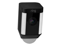 Ring Spotlight Cam Wired - Caméra de surveillance réseau - extérieur - résistant aux intempéries - couleur (Jour et nuit) - 1080p - audio - sans fil - Wi-Fi 8SH1P7-BEU0