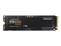 Samsung 970 EVO MZ-V7E1T0BW - Disque SSD - chiffré - 1 To - interne - M.2 2280 - PCI Express 3.0 x4 (NVMe) - AES 256 bits - TCG Opal Encryption 2.0 MZ-V7E1T0BW