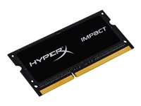 HyperX Impact Black Series - DDR3L - module - 8 Go - SO DIMM 204 broches - 1866 MHz / PC3L-14900 - CL11 - 1.35 / 1.5 V - mémoire sans tampon - non ECC HX318LS11IB/8