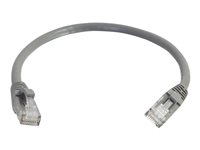 C2G Cat5e Booted Unshielded (UTP) Network Patch Cable - Cordon de raccordement - RJ-45 (M) pour RJ-45 (M) - 2 m - UTP - CAT 5e - moulé, sans crochet, bloqué - gris 83143