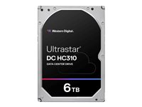 WD Ultrastar DC HC310 HUS726T6TALE6L4 - Disque dur - 6 To - interne - 3.5" - SATA 6Gb/s - 7200 tours/min - mémoire tampon : 256 Mo 0B36039