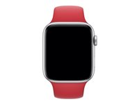Apple 44mm Sport Band - (PRODUCT) RED Special Edition - bracelet de montre pour montre intelligente - 140-210 mm - rouge - pour Watch (42 mm, 44 mm) MU9N2ZM/A