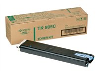 Kyocera TK 805C - Cyan - originale - kit toner - pour KM C850, C850D, C850DPN, C850FDSPN, C850PD, C850PF, C850PN 370AL510
