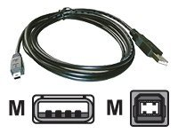 MCL - Câble USB - USB (M) pour mini-USB de type B (M) - USB 2.0 - 2 m MC922APB-2M
