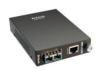 D-Link DMC 810SC - Convertisseur de média à fibre optique - 1GbE - 1000Base-LX, 1000Base-T - RJ-45 / mode unique SC - jusqu'à 15 km - pour DMC 1000 DMC-810SC