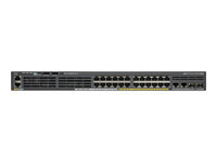 Cisco Catalyst 2960X-24TS-LL - Commutateur - Géré - 24 x 10/100/1000 + 2 x Gigabit SFP - de bureau, Montable sur rack WS-C2960X-24TS-LL