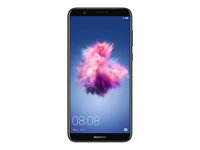 Huawei P Smart - 4G smartphone - double SIM - RAM 3 Go / Mémoire interne 32 Go - microSD slot - Écran LCD - 5.65" - 2160 x 1080 pixels - 2x caméras arrière 13 MP, 2 MP - front camera 8 MP - noir 51092CTF
