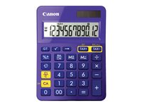 Canon LS-123K - Calculatrice de bureau - 12 chiffres - panneau solaire, pile - violet 9490B014