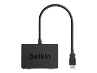 Belkin Dual View HDMI to 2X DVI Adapter Dongle - Adaptateur vidéo - HDMI / DVI - HDMI (M) pour DVI-D (F) F2CD067