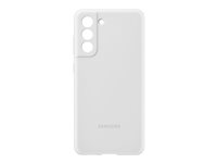 Samsung EF-PG990 - Coque de protection pour téléphone portable - silicone doux au toucher - blanc - pour Galaxy S21 FE 5G EF-PG990TWEGWW