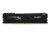 HyperX FURY - DDR4 - module - 16 Go - DIMM 288 broches - 2666 MHz / PC4-21300 - CL16 - 1.2 V - mémoire sans tampon - non ECC - noir HX426C16FB3/16