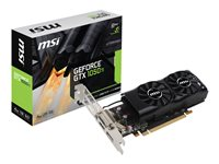 MSI GTX 1050 TI 4GT LP - carte graphique - GF GTX 1050 Ti - 4 Go GEFORCE GTX 1050TI 4GT LP