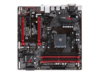 Gigabyte GA-AB350M-Gaming 3 - 1.0 - carte-mère - micro ATX - Socket AM4 - AMD B350 FCH - USB 3.1 Gen 1, USB 3.1 Gen 2 - Gigabit LAN - carte graphique embarquée (unité centrale requise) - audio HD (8 canaux) GA-AB350M-GAMING 3