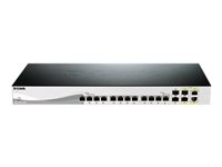 D-Link DXS 1210-16TC - Commutateur - intelligent - 12 x 10GBase-T + 2 x SFP+ + 2 x combo 10 gigabits SFP+ - Montable sur rack DXS-1210-16TC