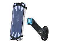 Mobilis U.FIX - Support pour vélo pour téléphone portable - universel, avec bras rotatif à 360°, fabriqué en France - 4" - 7" - noir 044026