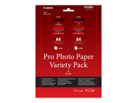 Canon Variety Pack VP-101 - A4 (210 x 297 mm) 10 feuille(s) kit papier photo - pour PIXMA MG2550, MG3550, MG3650, MG5750, MG5751, MG6450, MG6850, MG7150, MG7750, MG7751 6211B020