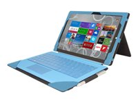 Urban Factory Elegant Folio Surface Pro 4 Bright Blue - Étui à rabat pour tablette - cuir artificiel - bleu - pour Microsoft Surface Pro 4 SUR24UF