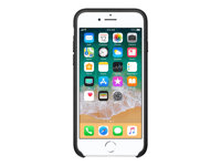 Apple - Coque de protection pour téléphone portable - cuir - noir - pour iPhone 7, 8 MQH92ZM/A