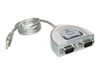 MCL Samar USB-112 - Adaptateur série - USB - RS-232 x 2 USB-112