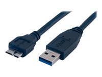 MCL Samar - Câble USB - Micro-USB de type B (M) pour USB type A (M) - USB 3.0 - 3 m MC923AHB-3M/N