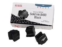 Xerox Phaser 8400 - Noir - encres solides - pour Phaser 8400, 8400B, 8400DP, 8400DT, 8400DX, 8400N, 8400SB, 8400SDP, 8400SDX, 8400SN 108R00604