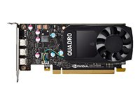 NVIDIA Quadro P400 - Carte graphique - Quadro P400 - 2 Go GDDR5 - PCIe 3.0 x16 profil bas - 3 x Mini DisplayPort VCQP400V2-SB