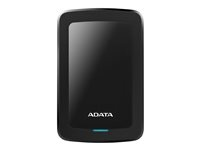 ADATA HV300 - Disque dur - 2 To - externe (portable) - USB 3.1 - AES 256 bits - noir AHV300-2TU31-CBK