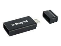 Integral OTG Adapter - Adaptateur USB - Micro-USB de type B (M) pour USB (F) - USB 2.0 OTG INOTGADAPTER