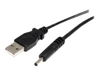 StarTech.com Cable d'alimentation USB vers connecteur annulaire de type H 5 V CC, 90 cm - Câble d'alimentation / USB - USB (alimentation uniquement) (M) pour fiche CC 3,4 mm (M) - 91 cm - moulé - noir USB2TYPEH