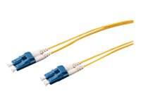 Uniformatic - Câble réseau - mode unique LC/UPC (M) pour mode unique LC/UPC (M) - 15 m - fibre optique - 9 / 125 micromètres - G.652.D/OS1 - jaune 21737