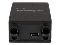 StarTech.com Adaptateur 1 port USB vers Série RS232 - Convertisseur USB / DB9 Isolation 5kV et Protection Électrostatique 15kV (ESD) - Adaptateur série - USB - RS-232 x 1 - noir ICUSB232IS