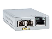 Allied Telesis AT MMC200/SC - Convertisseur de média à fibre optique - 100Mb LAN - 10Base-T, 100Base-FX, 100Base-TX - RJ-45 / SC multi-mode - jusqu'à 2 km - 1310 nm AT-MMC200/SC-60