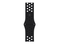 Apple Nike - Bracelet pour montre intelligente - 45 mm - taille Regular - Noir/noir MPH43ZM/A
