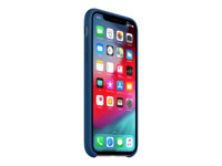 Apple - Coque de protection pour téléphone portable - silicone - bleu horizon - pour iPhone XS MTF92ZM/A