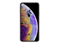 Apple iPhone XS - Smartphone - double SIM - 4G Gigabit Class LTE - 512 Go - GSM - 5.8" - 2436 x 1125 pixels (458 ppi) - Super Retina HD - 2x caméras arrière (2x front cameras) - argent MT9M2ZD/A