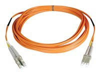 Tripp Lite 2M Duplex Multimode 50/125 Fiber Optic Patch Cable LC/LC 6' 6ft 2 Meter - Cordon de raccordement - LC multi-mode (M) pour LC multi-mode (M) - 2 m - fibre optique - duplex - 50 / 125 microns - orange N520-02M