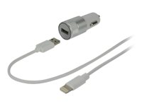 MCL Samar - Adaptateur d'alimentation pour voiture - 2.4 A (USB) - sur le câble : Lightning ACC-IPADMFIZ