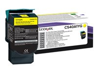 Lexmark - Jaune - original - cartouche de toner LCCP, LRP - pour Lexmark C540, C543, C544, C546, X543, X544, X546, X548 C540A1YG