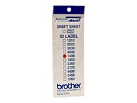Brother ID1438 - 14 x 38 mm 12 étiquette(s) étiquettes d'identification - pour StampCreator PRO SC-2000, PRO SC-2000USB ID1438