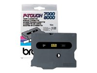 Brother TX - Noir sur rouge - Rouleau (2,4 cm) 1 cassette(s) ruban laminé - pour P-Touch PT-30, PT-7000, PT-8000, PT-PC TX451