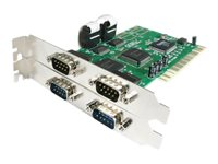 StarTech.com Carte PCI avec 4 ports DB-9 RS232 - Adaptateur serie - UART 16550 - Adaptateur série - PCI - RS-232 x 4 PCI4S550N