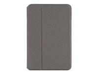 Griffin Survivor Journey Folio - Protection à rabat pour tablette - cuir vegan, polyuréthanne thermoplastique (TPU) - gris - pour Apple iPad mini 4 (4ème génération) GB42183