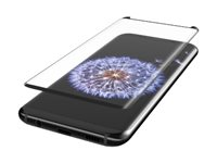 Belkin TemperedCurve - Protection d'écran pour téléphone portable - glass - couleur de cadre black - pour Samsung Galaxy S9+ F7M062ZZBLK