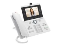 Cisco IP Phone 8845 - Visiophone IP - avec appareil photo numérique, Interface Bluetooth - SIP, SDP - 5 lignes - blanc CP-8845-W-K9=