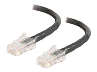 C2G Câble de raccordement réseau Cat5e non amorcé non blindé (UTP) - Cordon de raccordement - RJ-45 (M) pour RJ-45 (M) - 20 m - UTP - CAT 5e - bloqué, uniboot - noir 83049