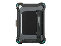 Targus SafePort - Coque de protection pour tablette - robuste - antimicrobien - polyuréthanne thermoplastique (TPU) - Gris asphalte - 10.2" - pour Apple 10.2-inch iPad (7ème génération, 8ème génération, 9ème génération) THD513GL