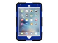 Griffin Survivor All-Terrain - Boîtier de protection pour tablette - robuste - silicone, polycarbonate - Noir/bleu - pour Apple iPad mini 4 GB41356