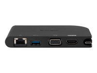 Kensington SD1500 USB-C Mobile Dock - 4K HDMI or HD VGA -Windows/Chrome/Mac - Station d'accueil - USB - VGA, HDMI - GigE K33969WW
