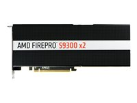 AMD FirePro S9300 x2 - Carte graphique - 2 GPUs - FirePro S9300 - 8 Go HBM - PCIe 3.0 x16 - san ventilateur 100-505937